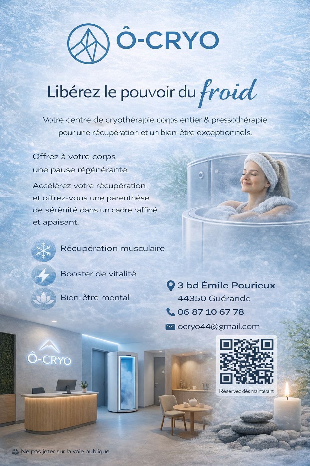 Espace de détente et pressothérapie Ô-CRYO